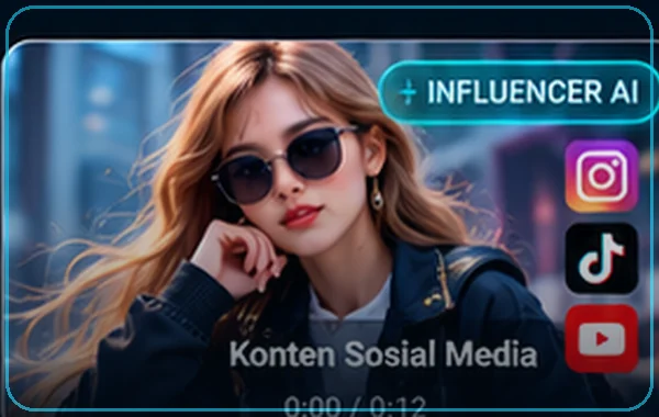 Contoh visual Talking Avatar & Lip-Sync