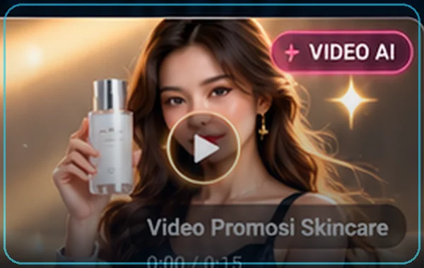 Contoh visual Video AI